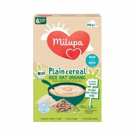 MILUPA CEREAL ORGANIC RICE OAT 200G