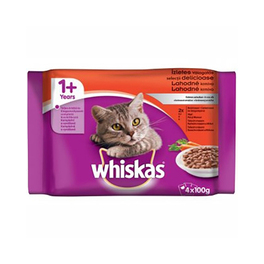 WHISKAS MEAT SELECTION, 4 PACK