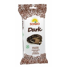 SONIKO DARK CHOCOLATE COATED RICE CAKES 65G