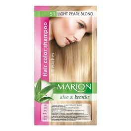 MARION 551 HAIR COLOUR SHAMPOO 51 LIGHT PEARL BLONDE 40ML