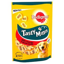 PEDIGREE TASTY MINIS CHEWY SLICES BEEF&POULTRY 155G