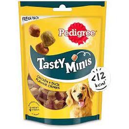 PEDIGREE TASTY MINIS CHEWY CUBES WITH CHICKEN PUPPY 125G
