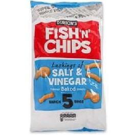 BURTONS DAILY FISH & CHIPS 5PACK 125G