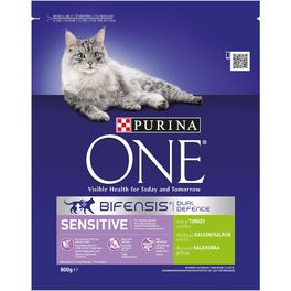ONE SENSITIVE CAT TURKEY&RI 800G N1 GB