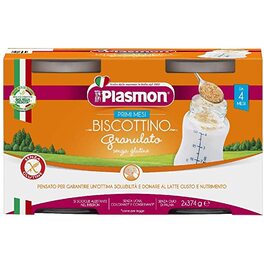 PLASMON BISCOTTINO PRIMI MESI GRANULATO GLUTEN FREE  2X374G