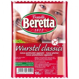 BERETTA WURSTEL x4 100G (3-PACK)