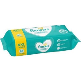 PAMPERS WIPES SENSITIVE X80
