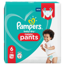 PAMPERS VP PANTS 6 EXTRA LRG X33 (NEW)