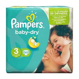 PAMPERS CP BABY DRY 3 MIDI X30 