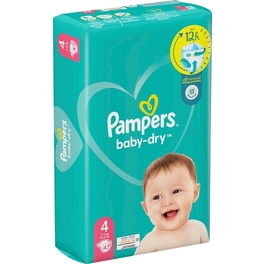PAMPERS VP BABY DRY 4 MAXI X47