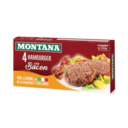 MONTANA BEEF BURGER WITH BACON 100G