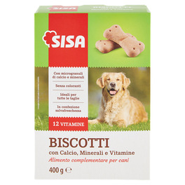 SISA DOG FOOD DRY WITH CALCIO VIT 400G