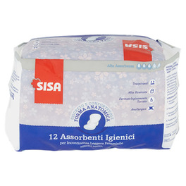 SISA SANITARY TOWELS INCONTINENCE NORMAL X12PZ