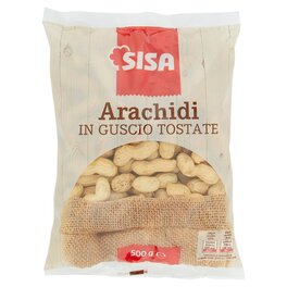 SISA PEANUTS IN SHELL ROASTED 500G