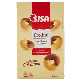 SISA BISCUITS CACAO E PANNA 350G