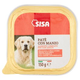 SISA DOG FOOD PATE BEEF (MANZO) 150G
