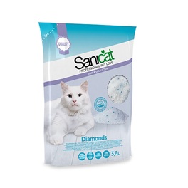 SANICATDIAMOND FRSH CAT LTTER 3800ML