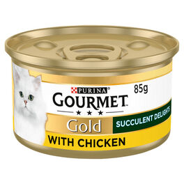 GOURMET GOLD SUCCULENT DELIGHTS WITH CHICKEN 85G