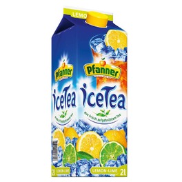 PFANNER ICE TEA LEMON LIME 2LTR