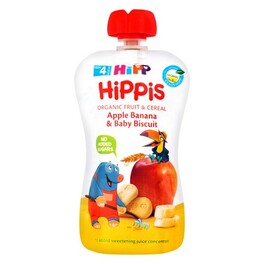 HIPP APPLE BANANA & BABY BISCUIT 100G