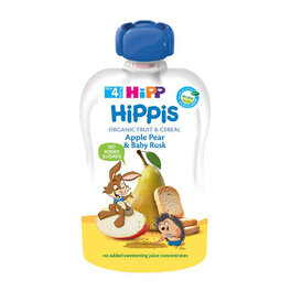 HIPP APPLE PEAR BABY RUSK 100G